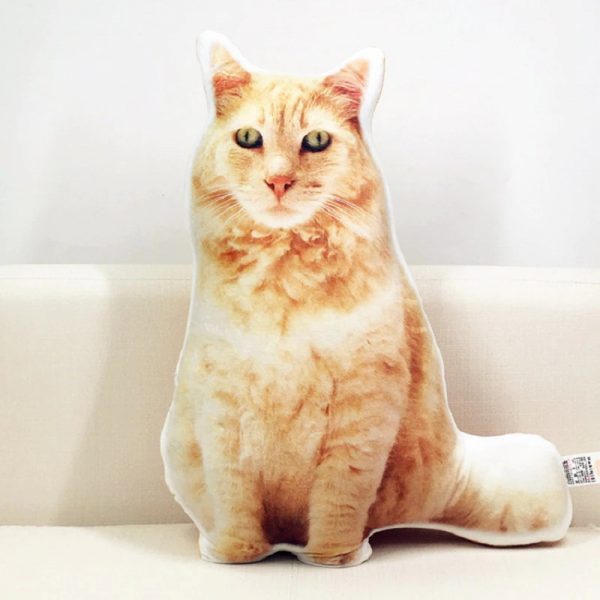 one cat custom photo pillow